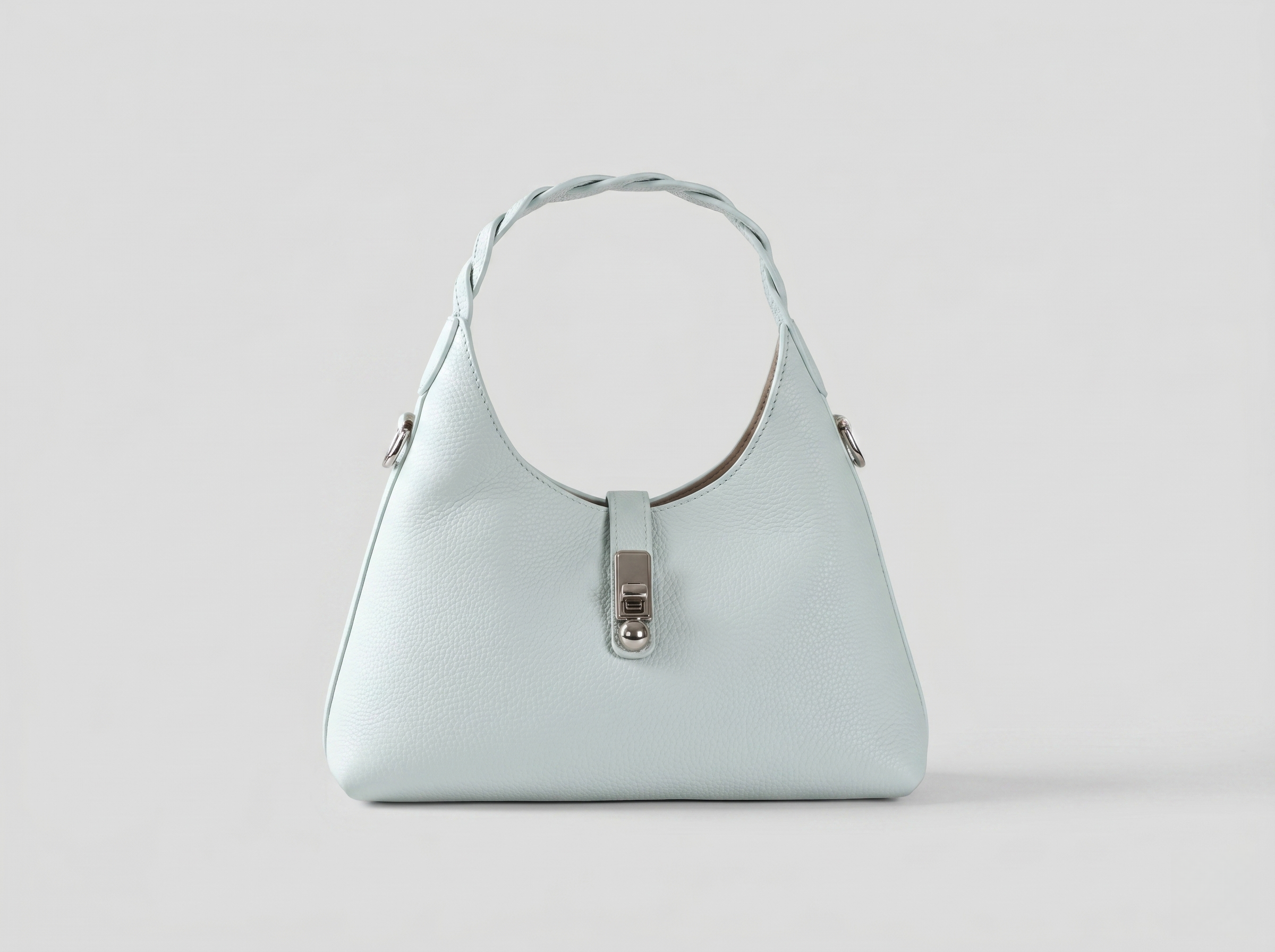 Minimalist Light Blue Shoulder Bag
