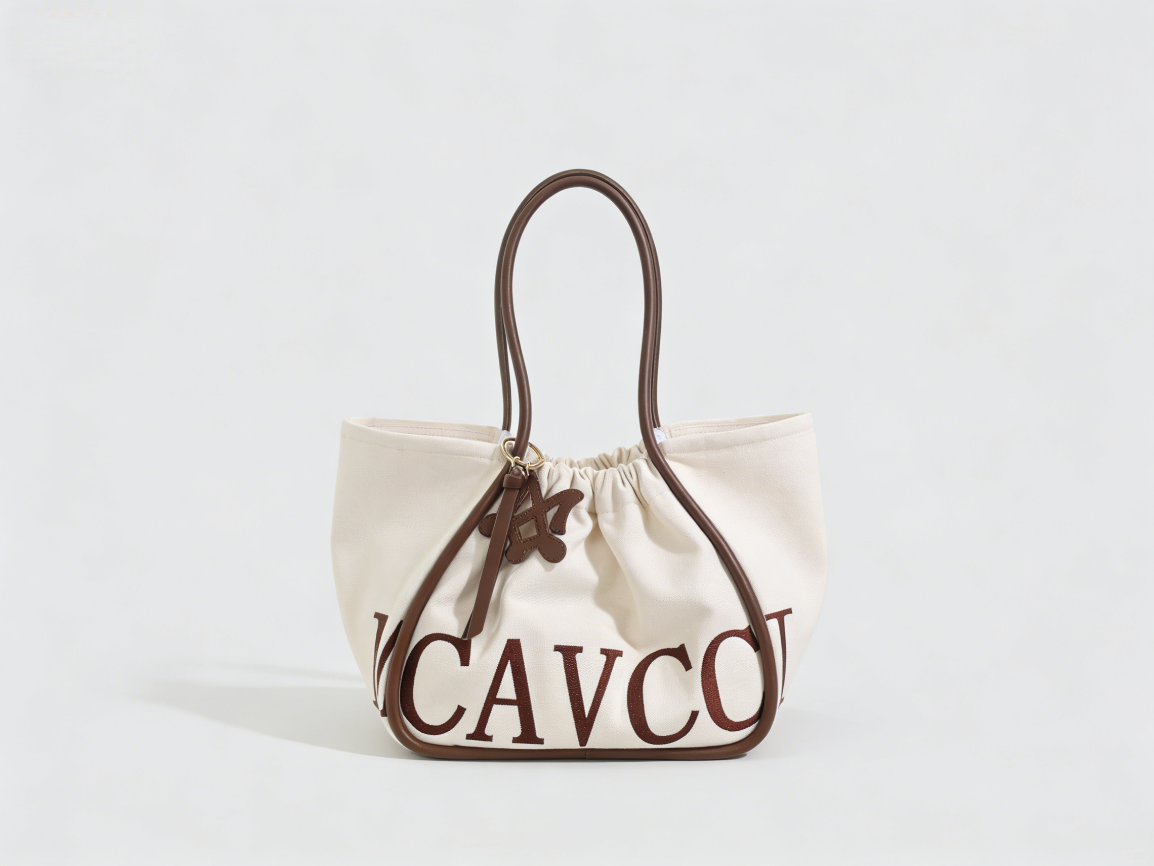 Cream Shoulder Tote Bag