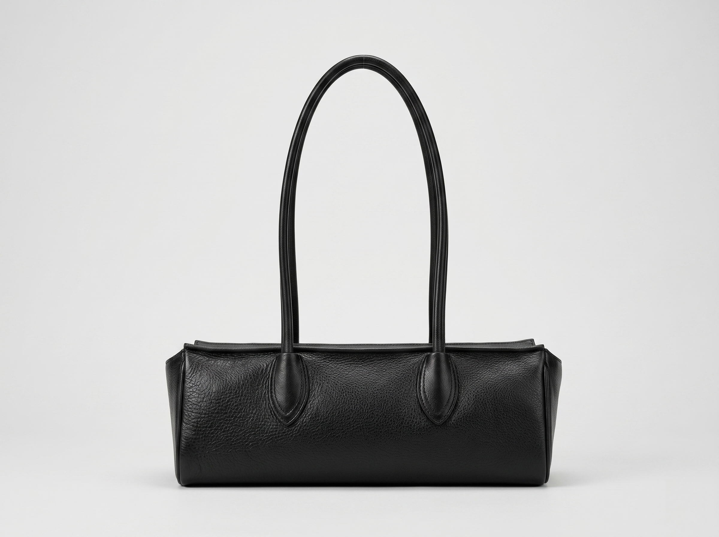 Black Leather Shoulder Bag
