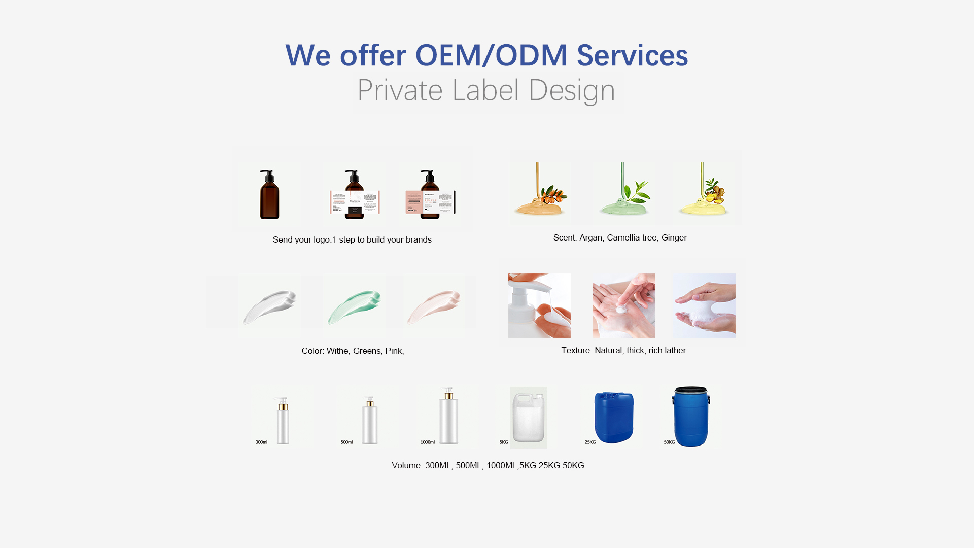 Yedda OEM factory, private label shampoo production