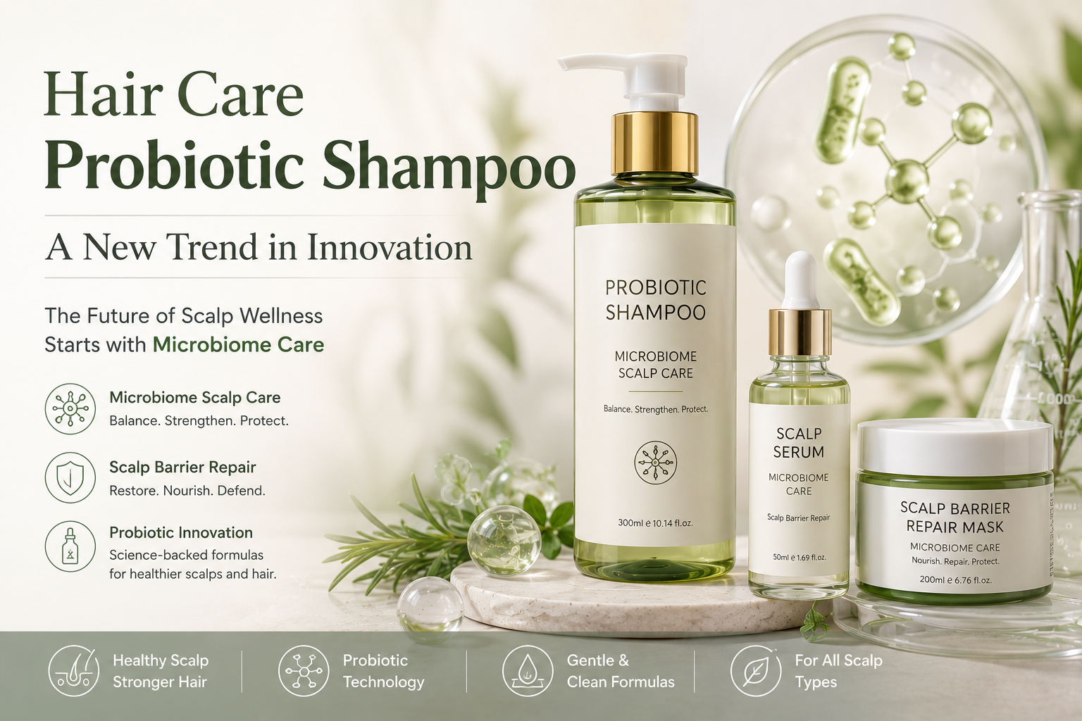 Hair Care Probiotic Shampoo: A New Trend in Innovation - Related blog article about hair care and cosmetic manufacturing