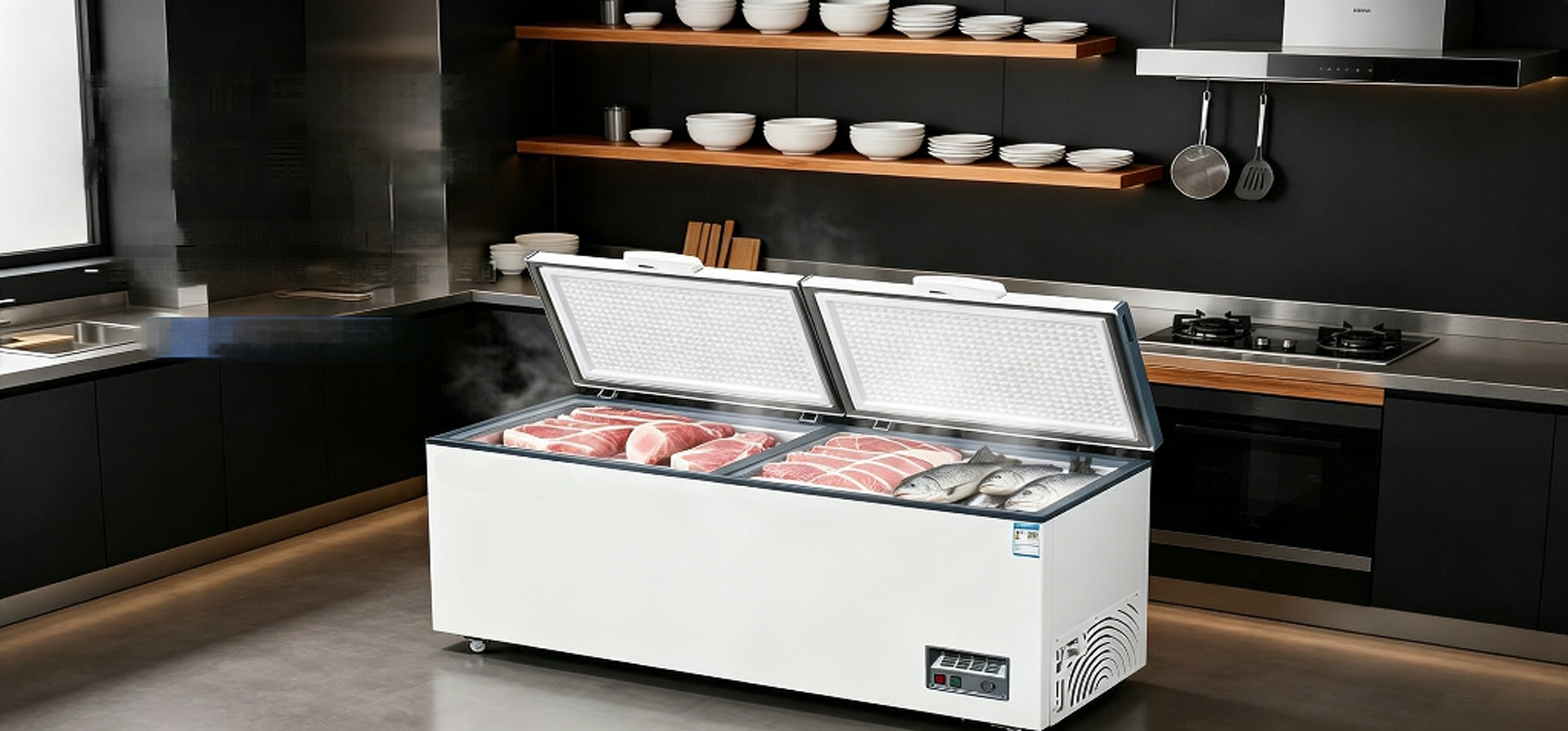 ENERGY SAVING AND DURABLE LARGE FREEZER UPGRADE CAPACITY AS YOU WISH