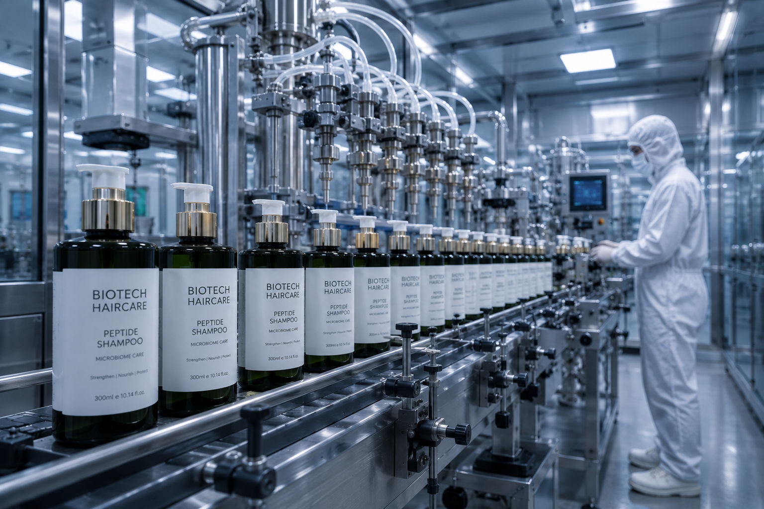 OEM biotechnology haircare factory