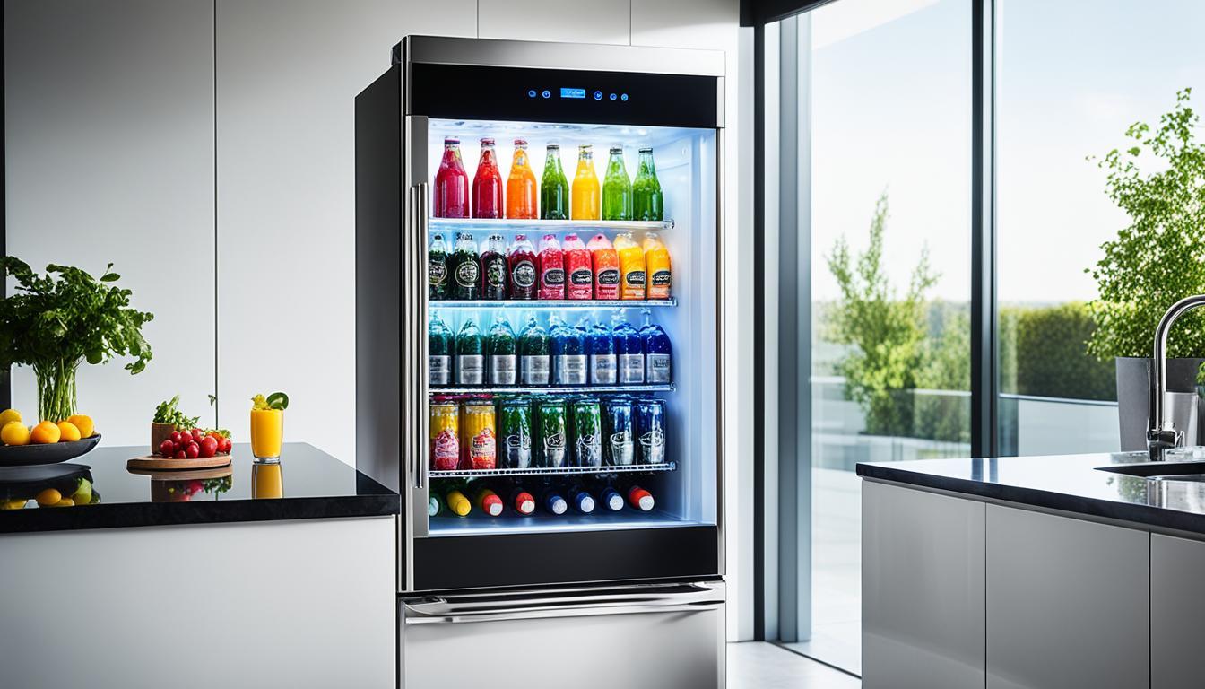 display fridge for drinks shop