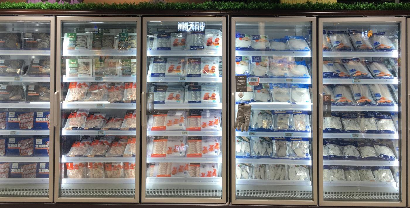 freezer for seafood storage