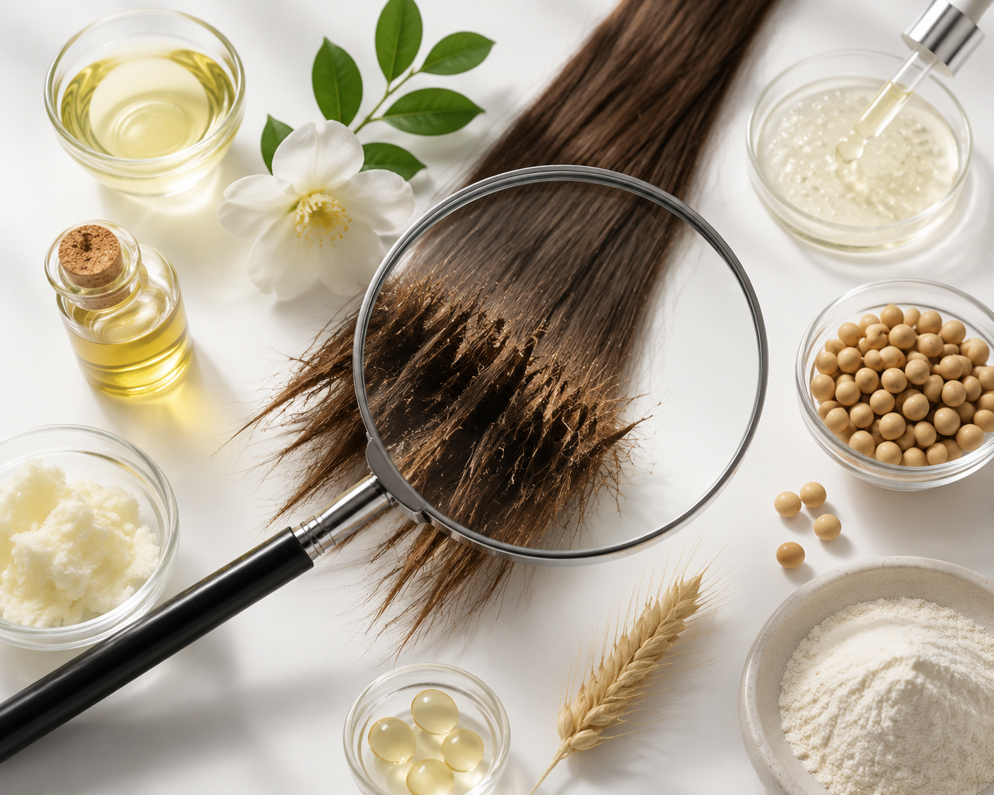 Shampoo ingredients for hair strengthening
