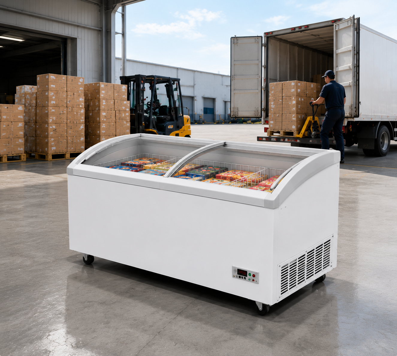 freezer for wholesale distribution