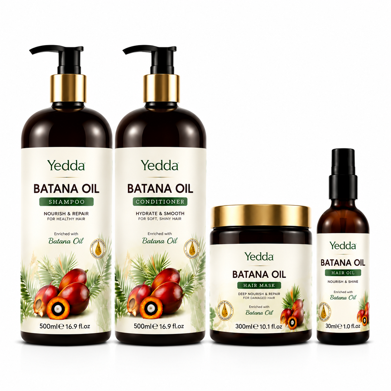 Organic Batana Oil Hair Care Set