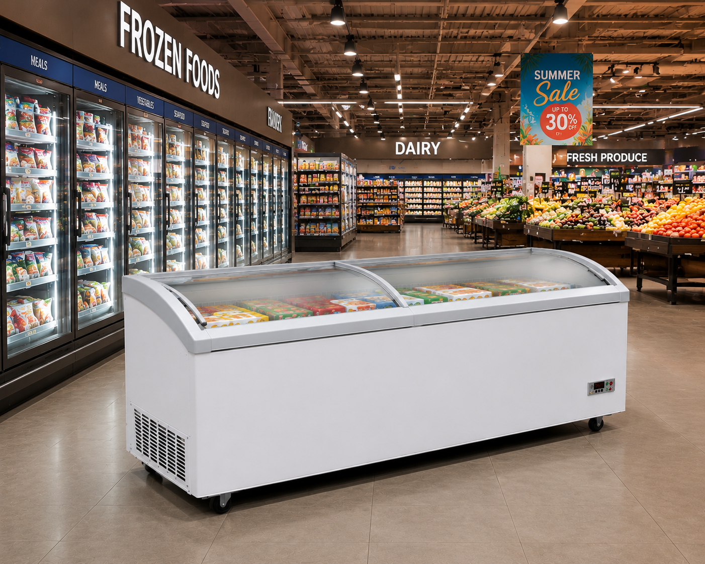 freezer for bulk storage
