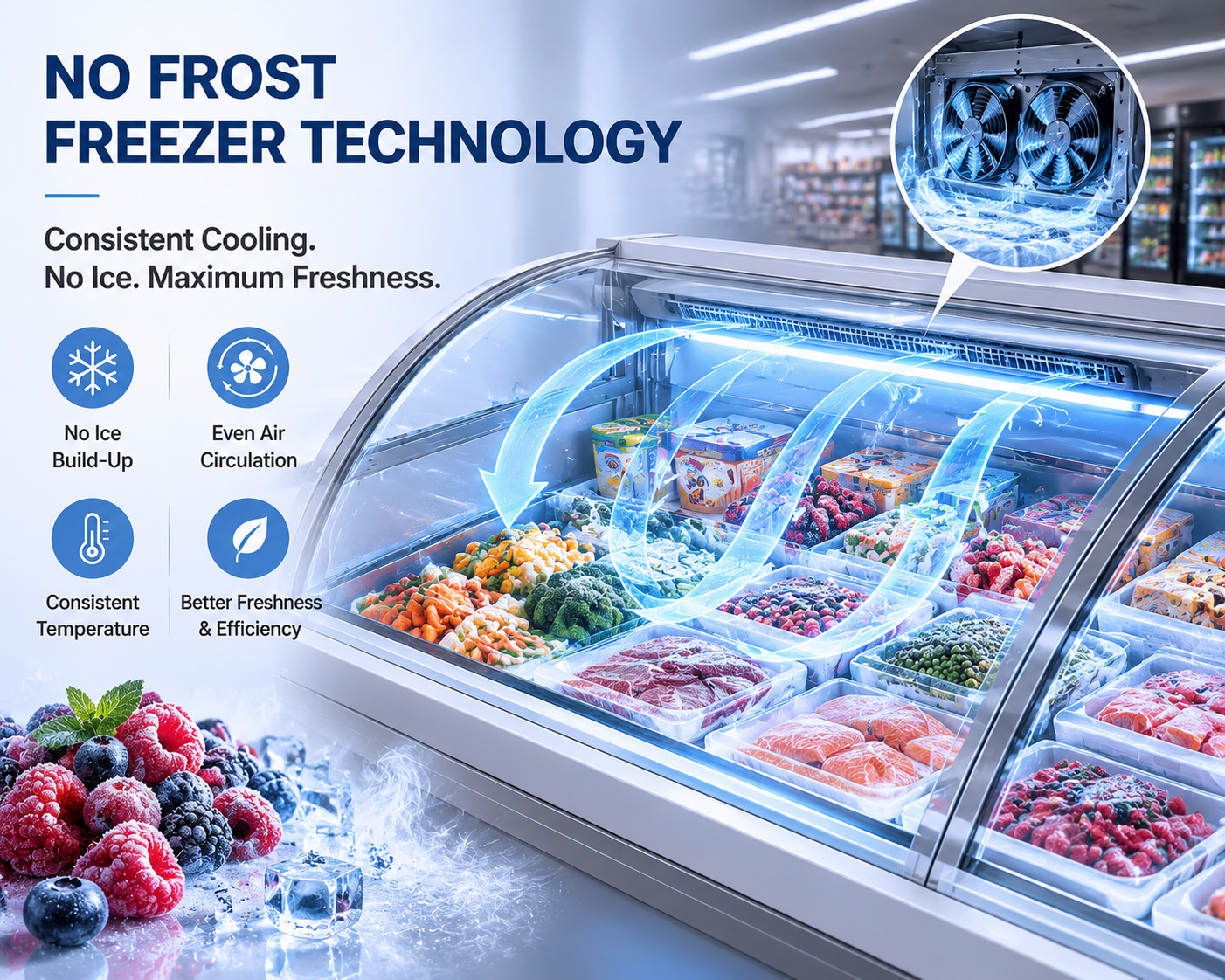 Морозильная камера без системы No Frost