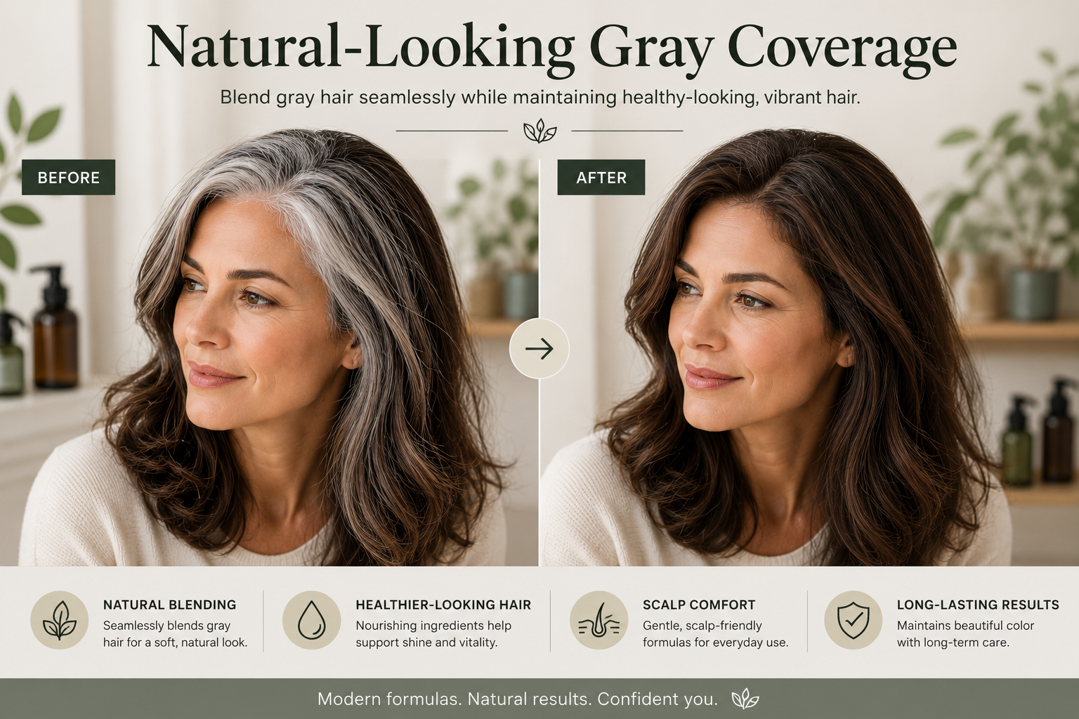 ¿Por qué los consumidores modernos prefieren los productos botánicos para el cuidado del cabello gris? - Related blog article about hair care and cosmetic manufacturing