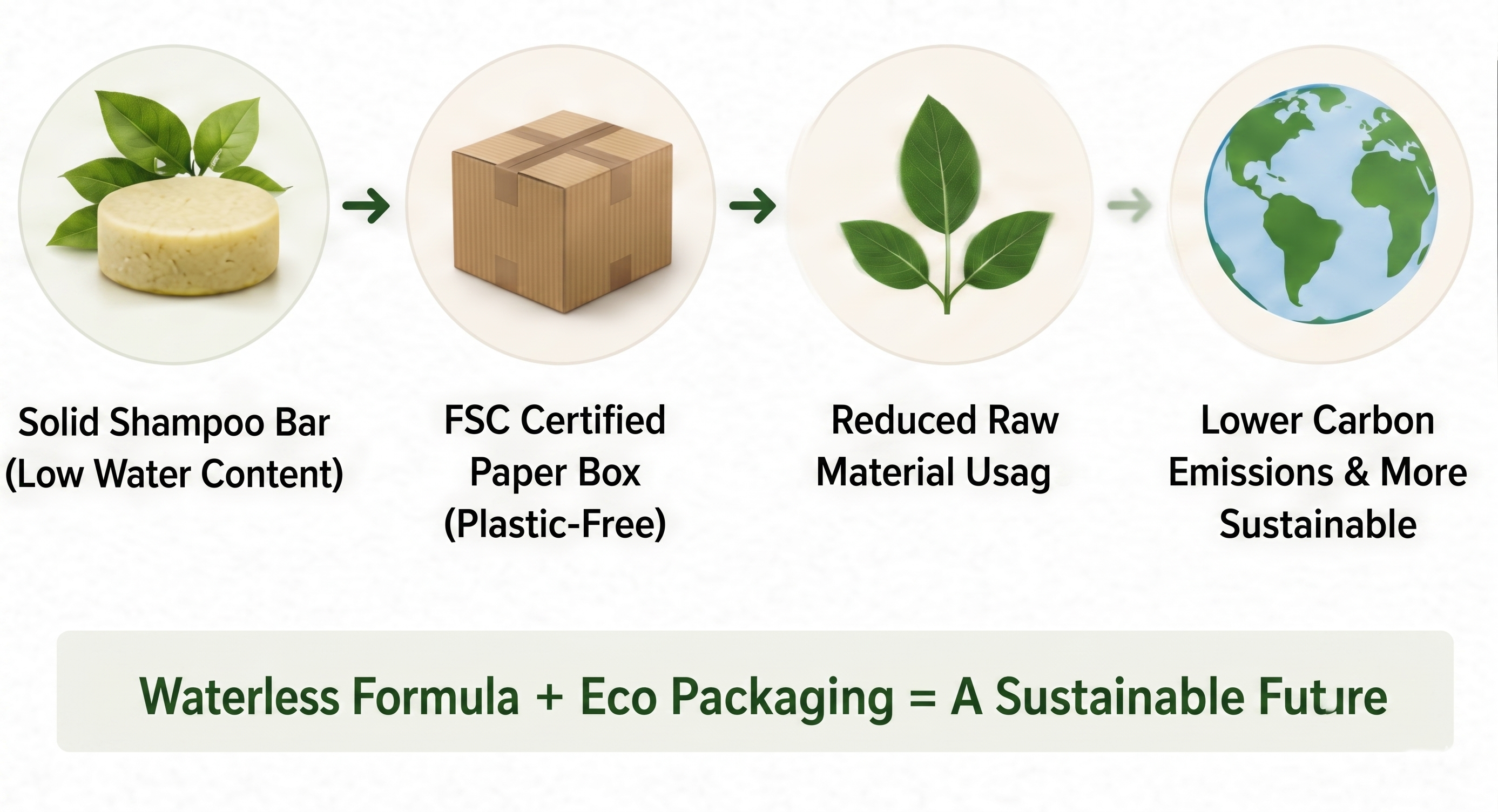 Waterless shampoo bar packaging