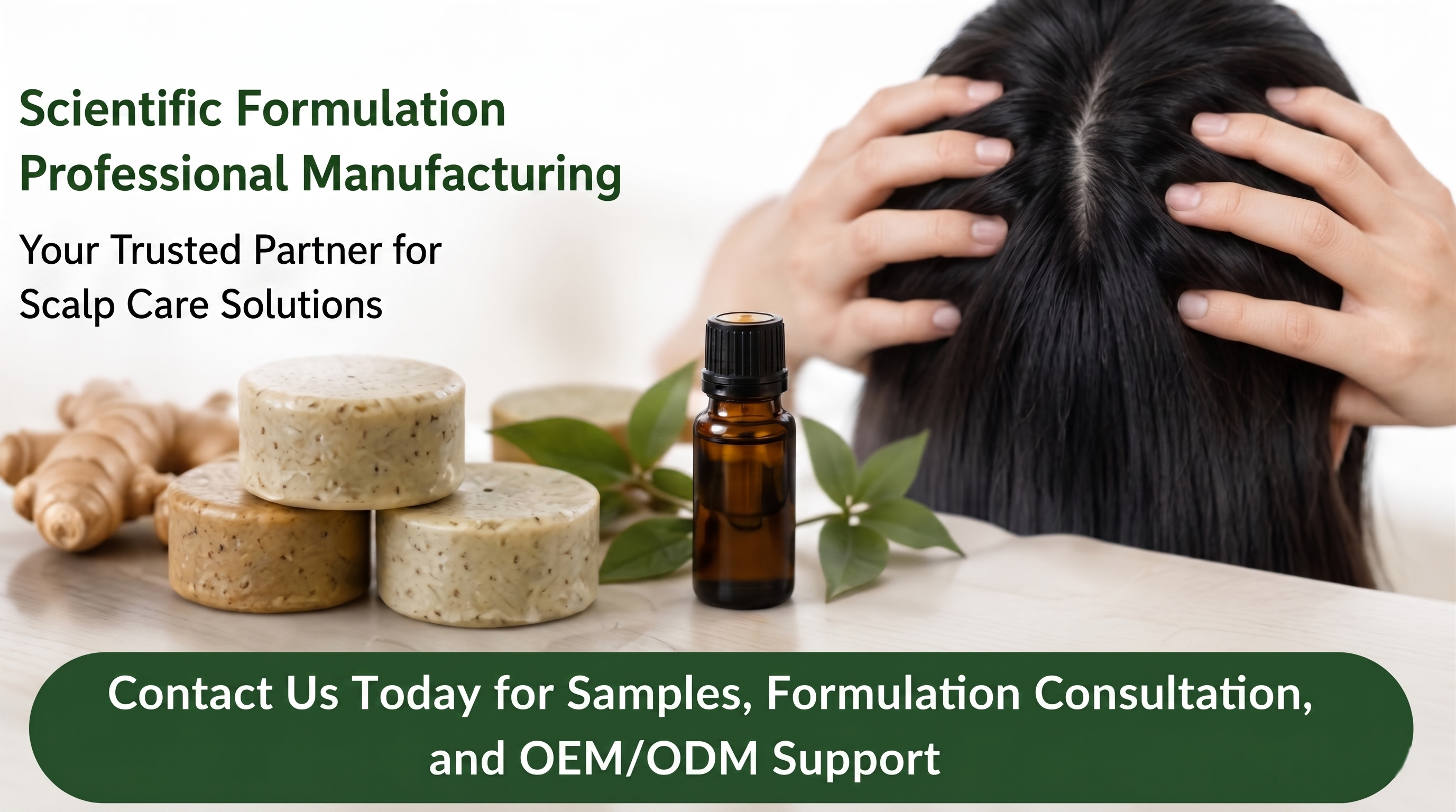 Scalp care shampoo bar OEM