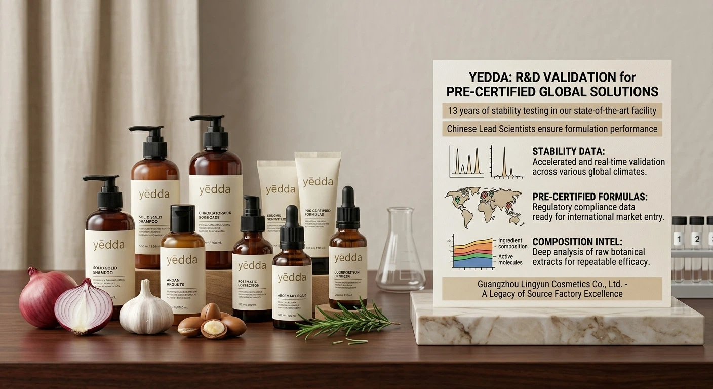 Yeddaのプライベートブランド製品ラインは、すぐに出荷可能です。