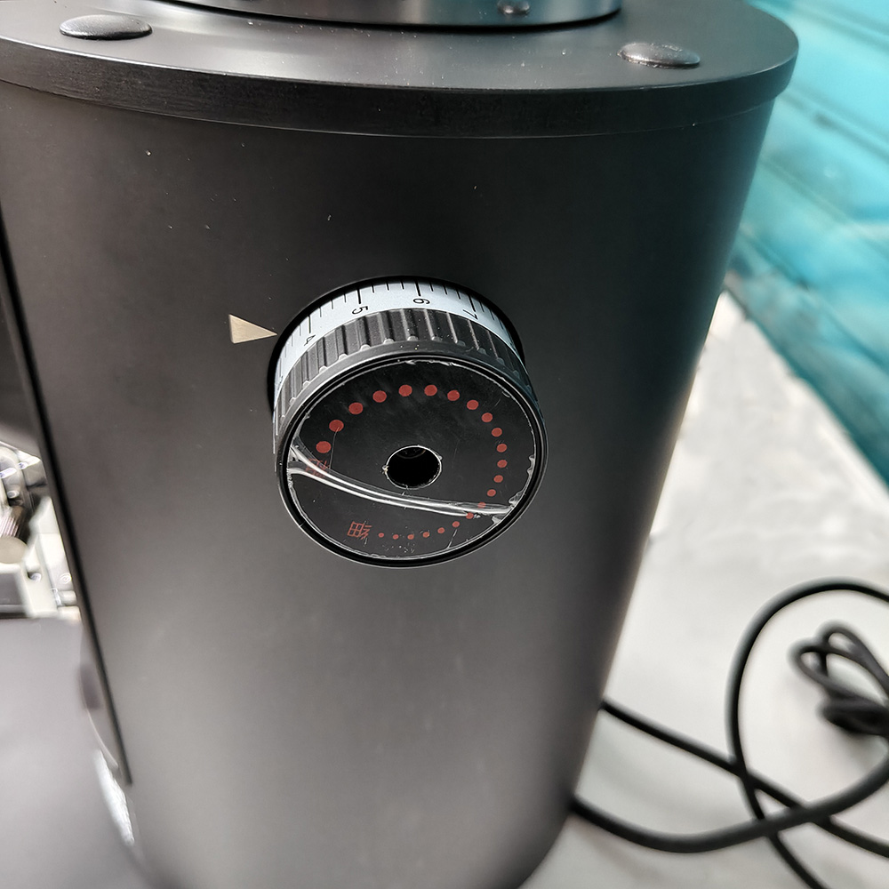 Grinder 90mm burr grind both by weight and by time