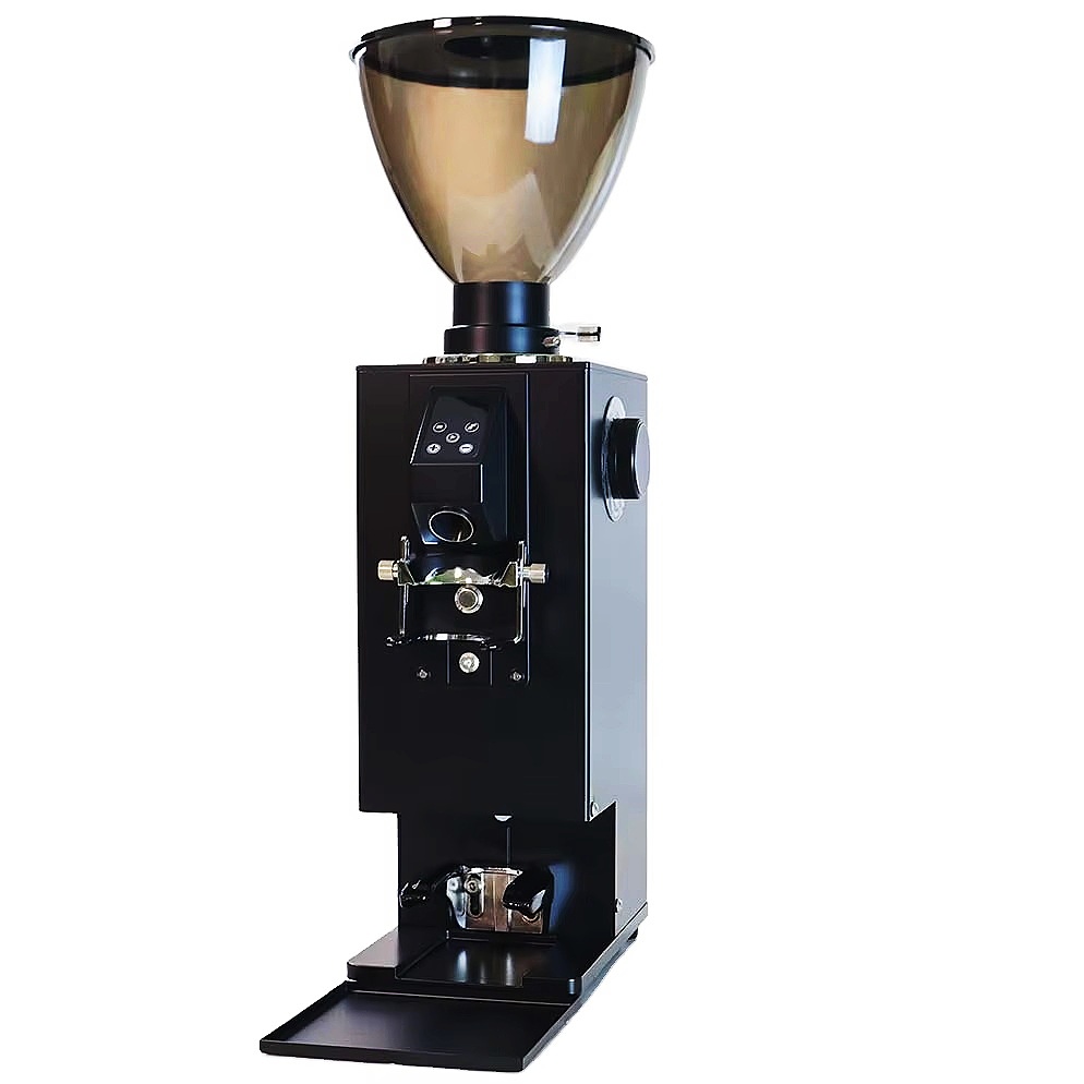Zilong coffee grinder with automatic tamper