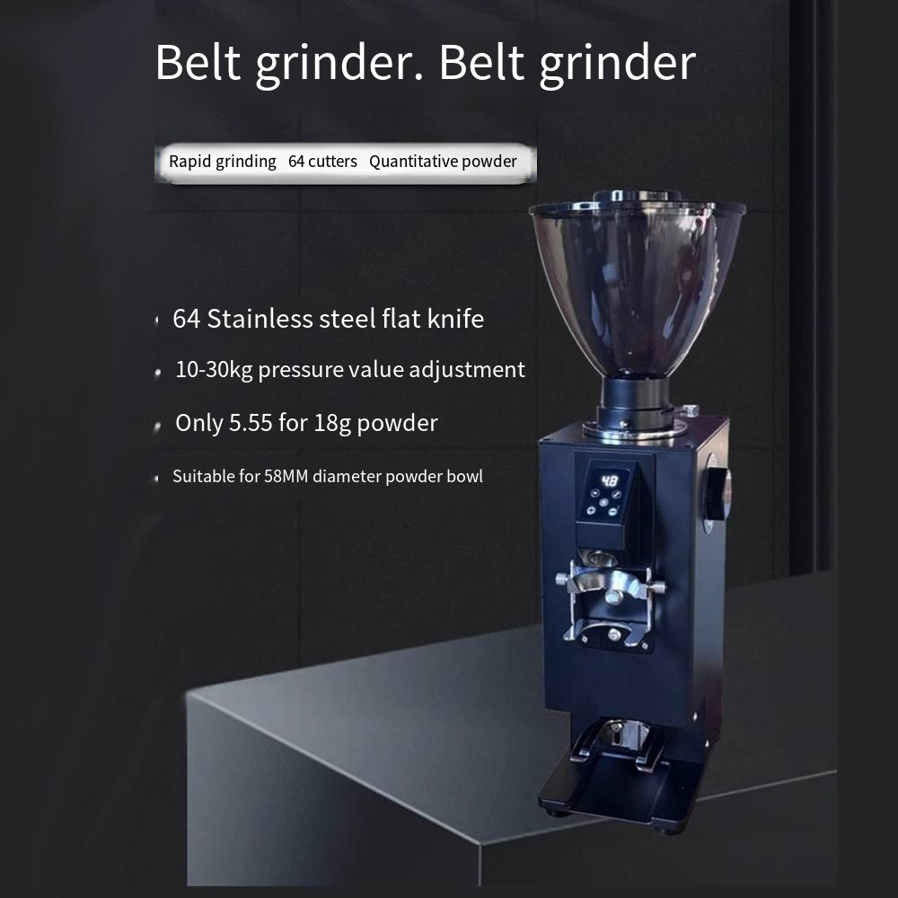 Zilong coffee grinder with automatic tamper