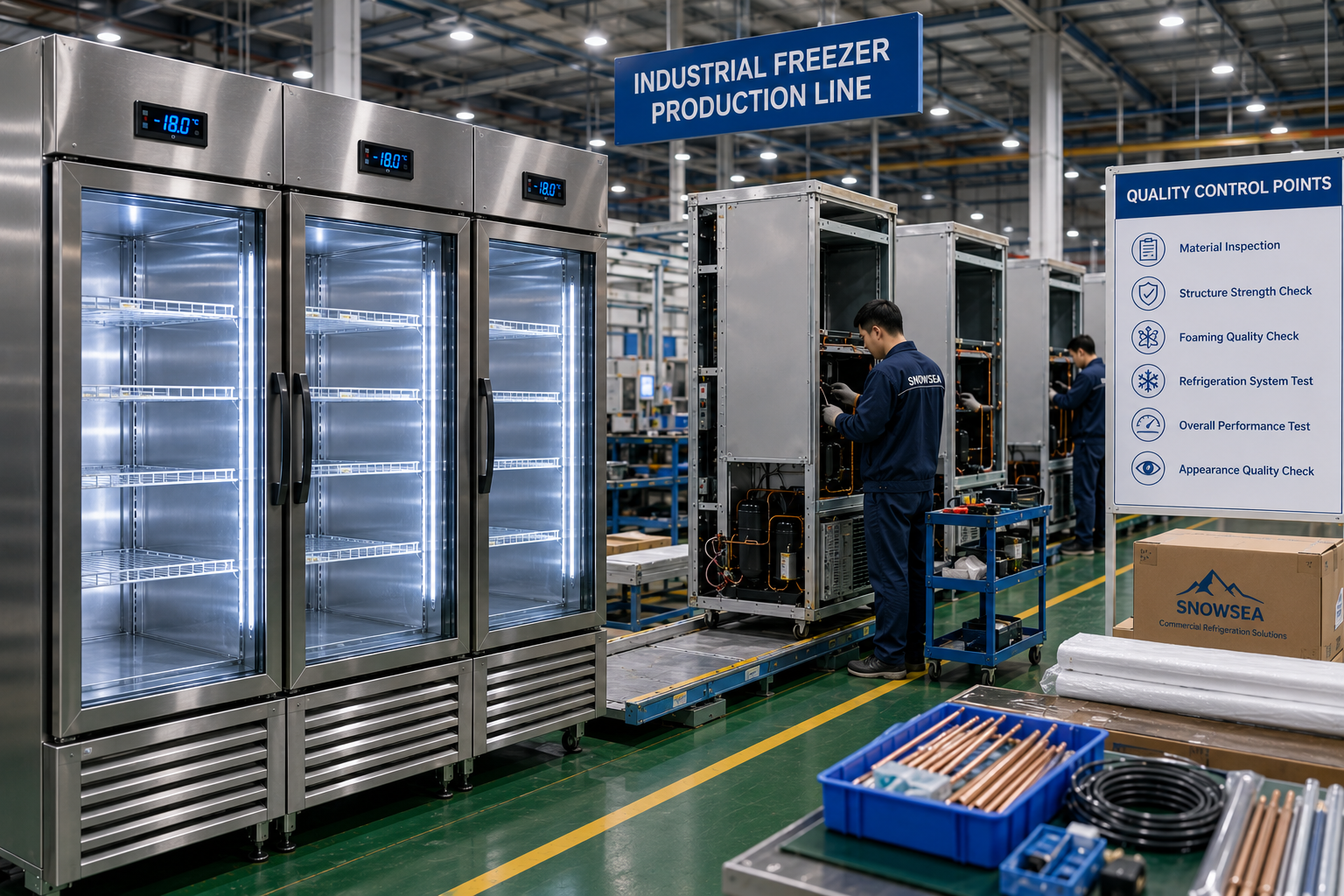 industrial freezer build quality