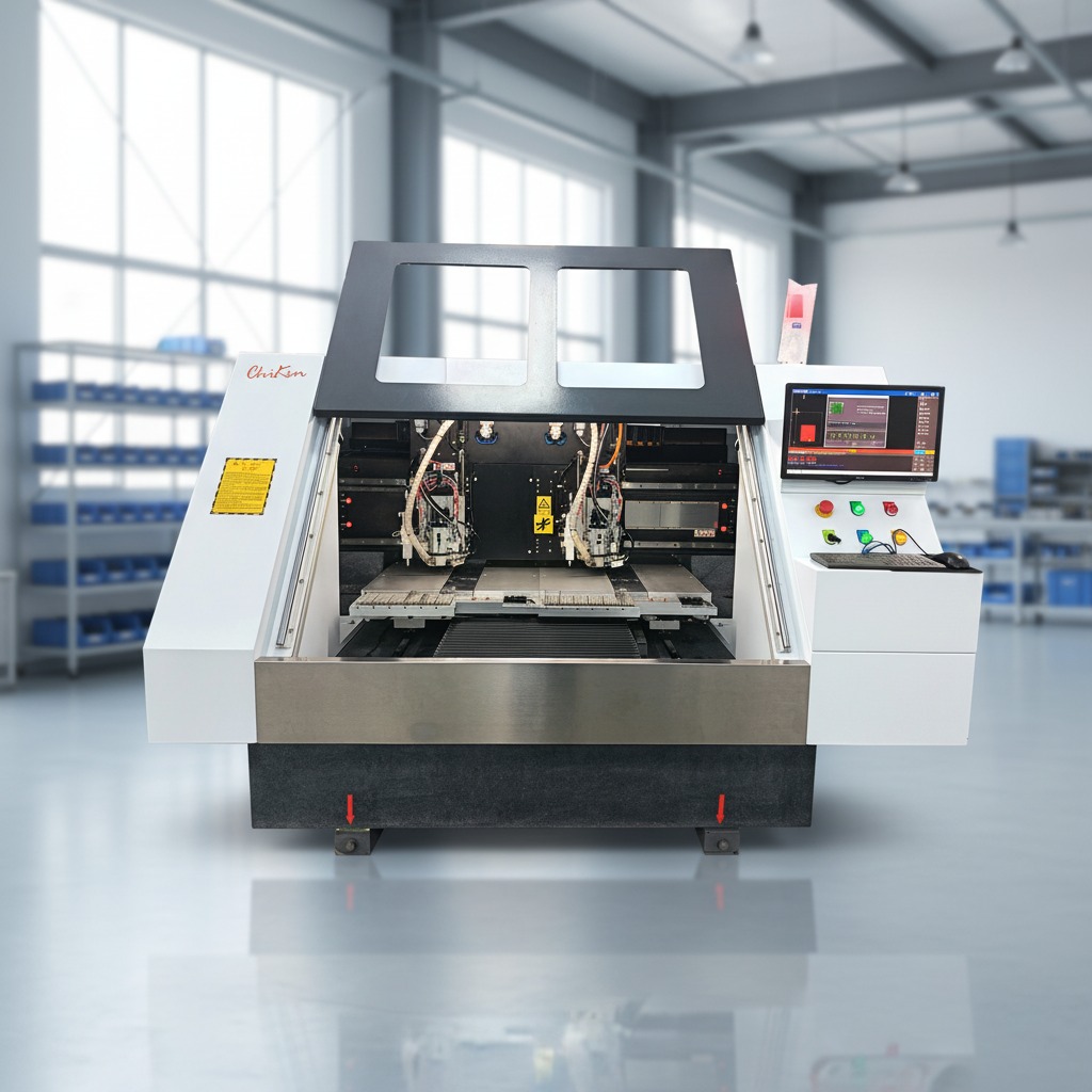 high speed 2 spindle pcb drilling machine
