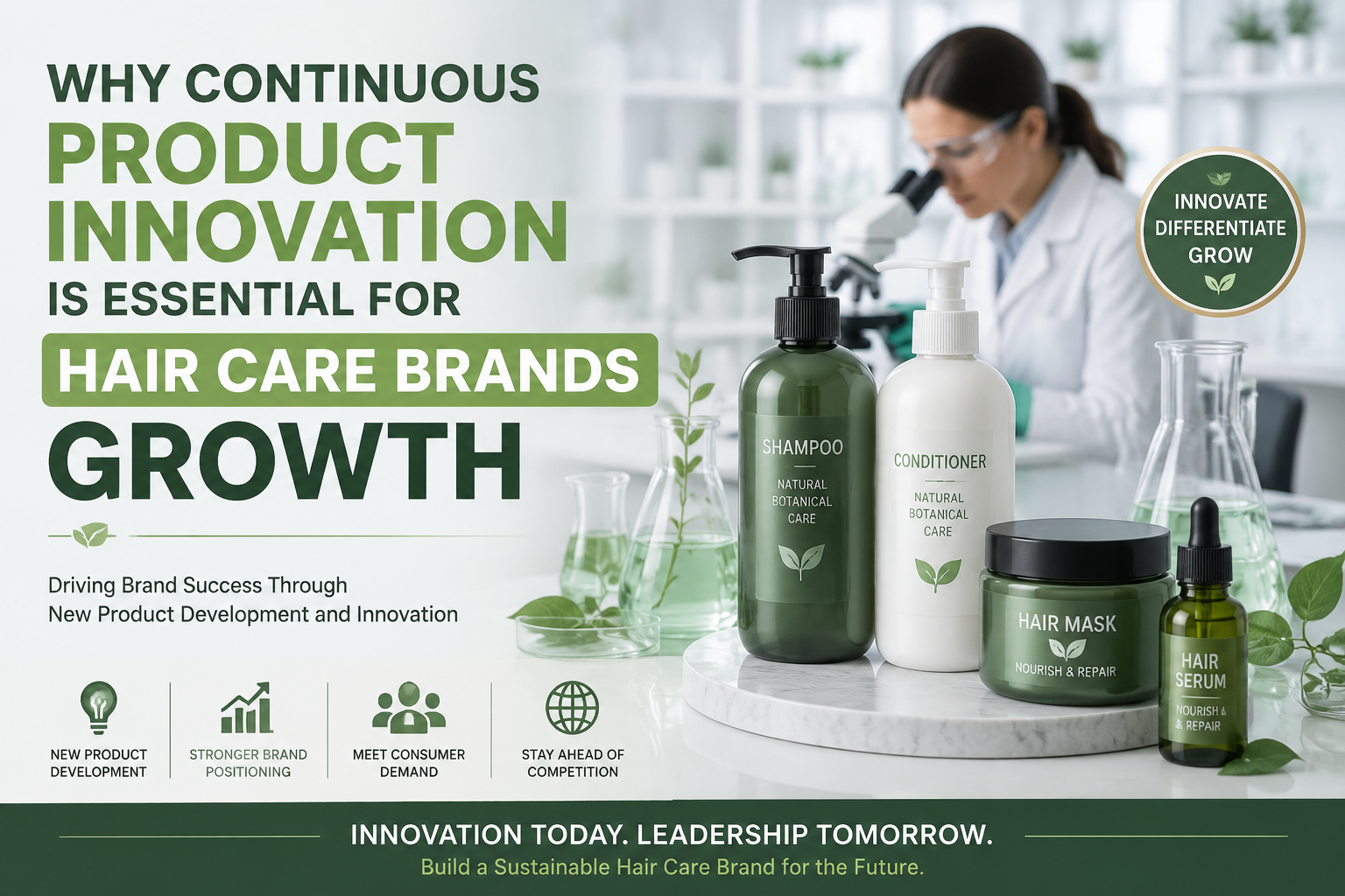 Why Continuous Product Innovation Is Essential for Hair Care Brand Growth and New Product Development Strategy - Related blog article about hair care and cosmetic manufacturing