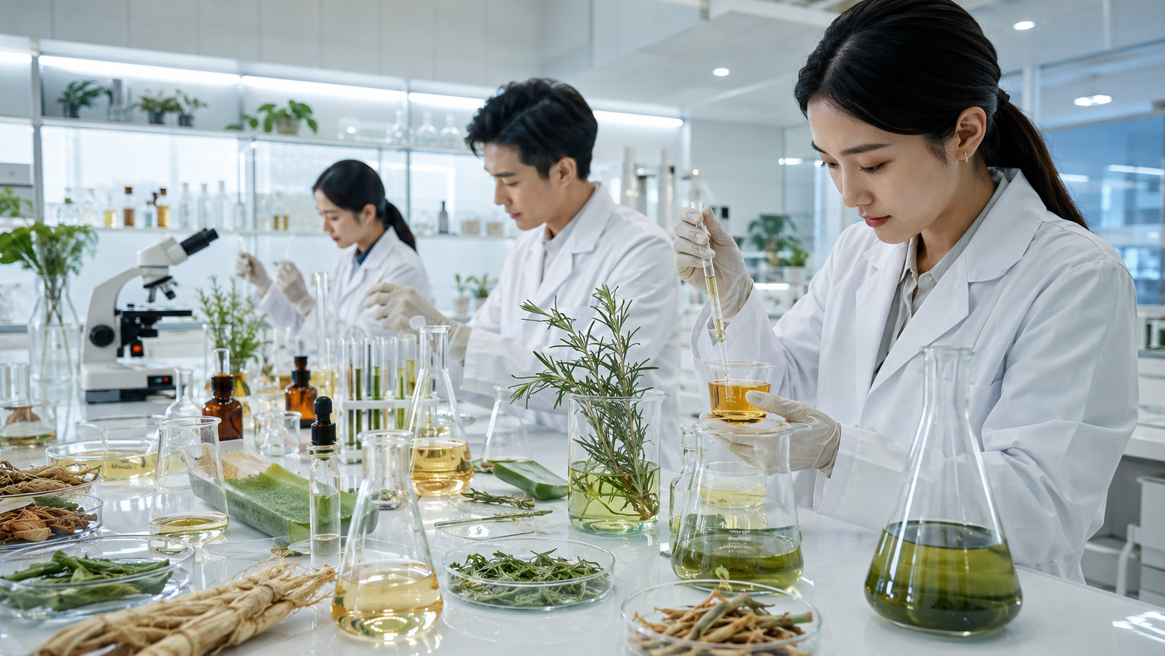 草本护发配方实验室