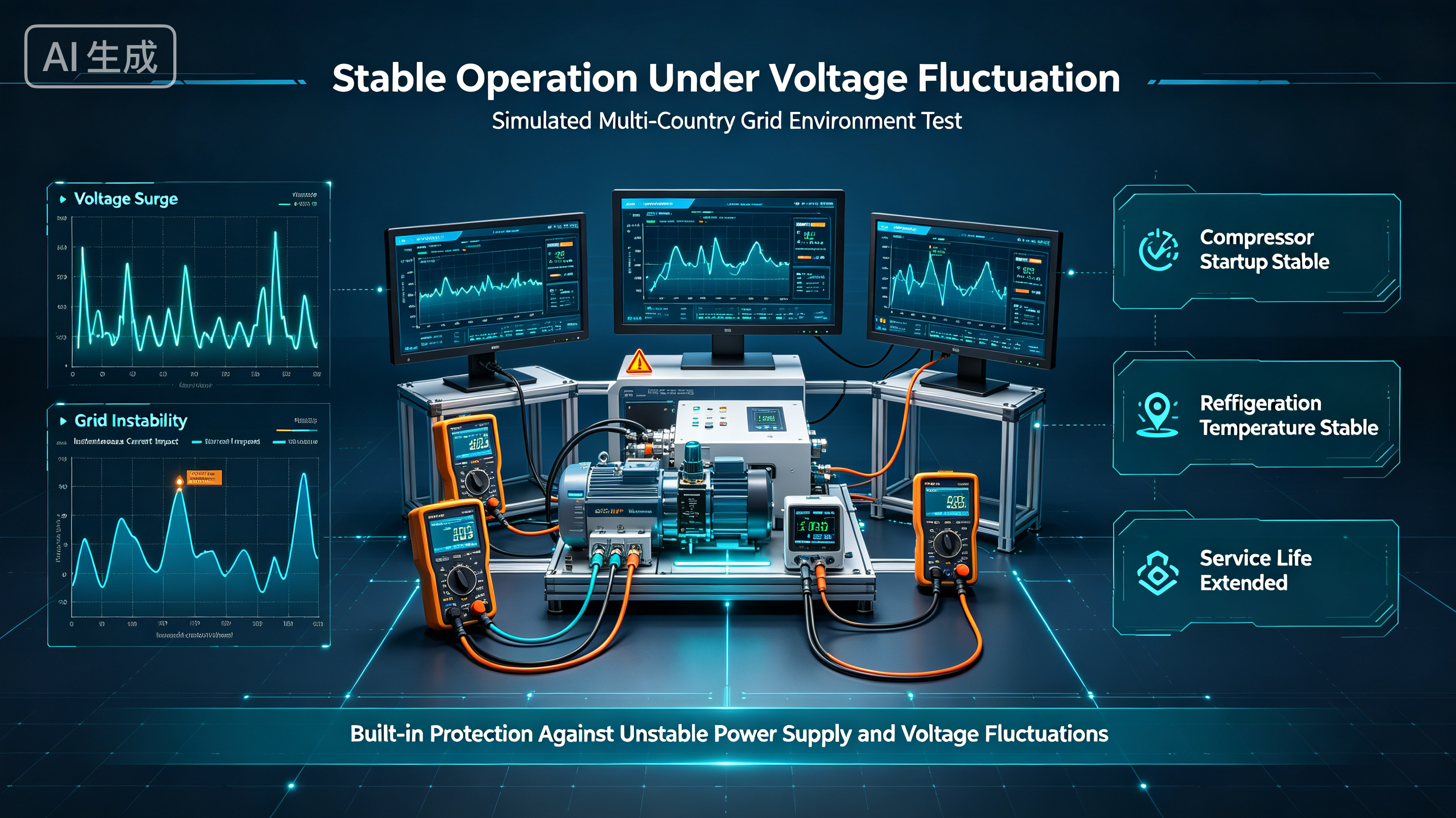 Multi-Voltage Global Adaptation – Snowsea Wide Voltage Design Fit Different National Grid Standards