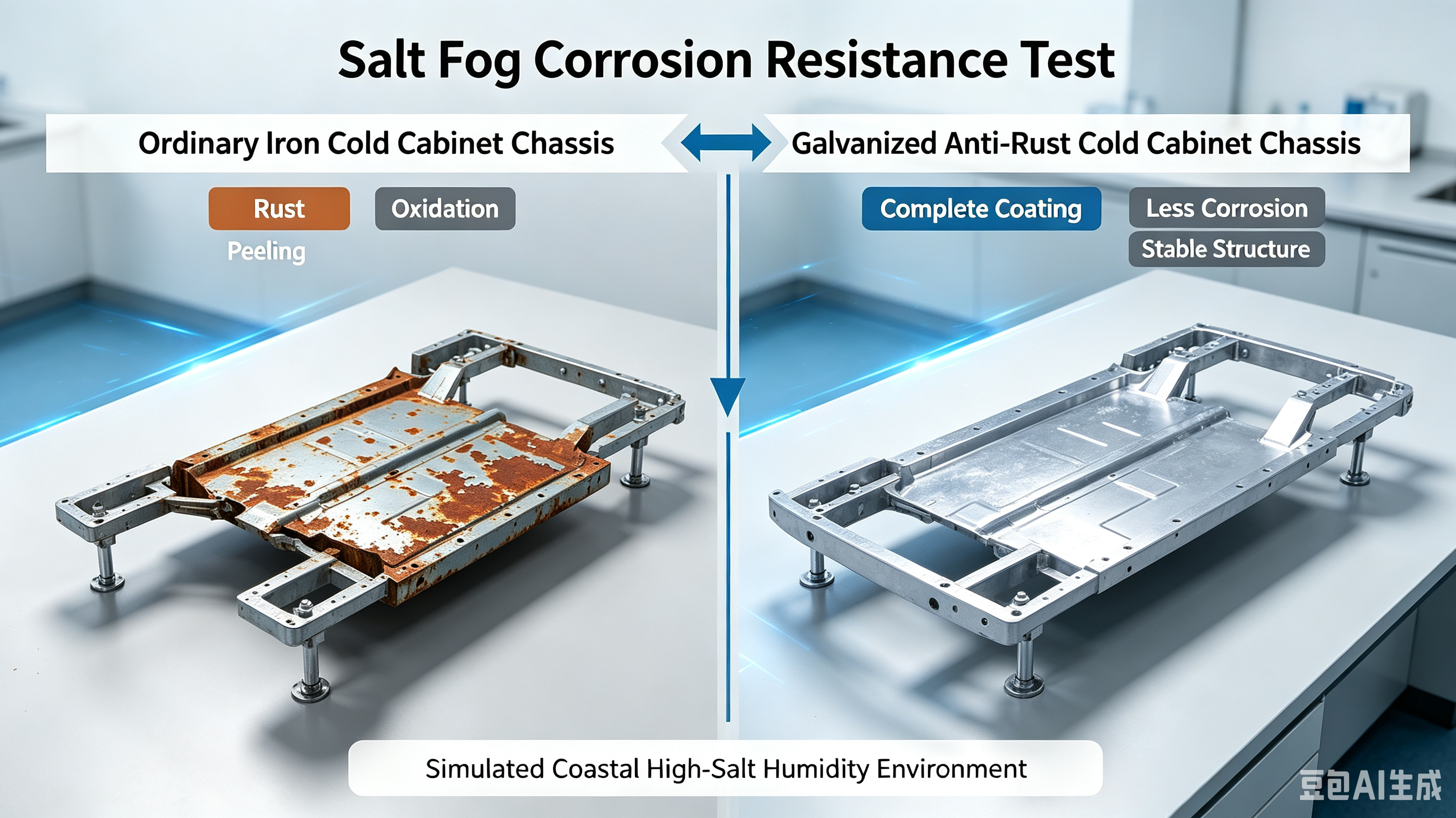 Reinforced Anti-Rust Chassis – Snowsea Galvanized Base Structure Resist Coastal Salt Corrosion