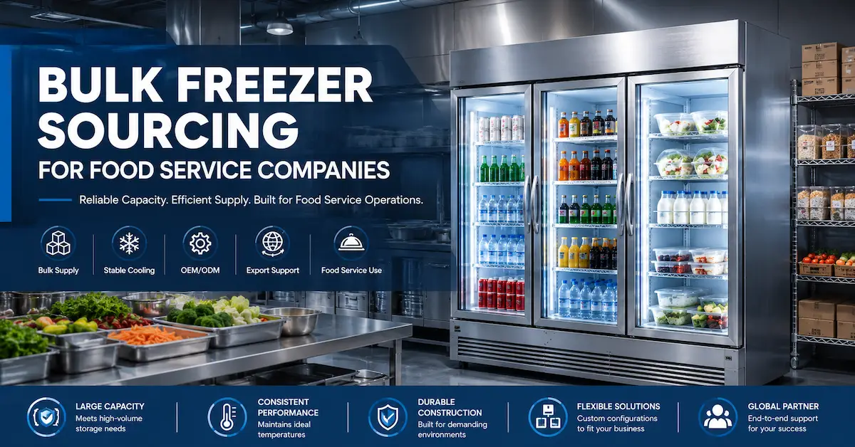 Bulk Freezer Sourcing for Food Service Companies: A Complete Purchasing Guide