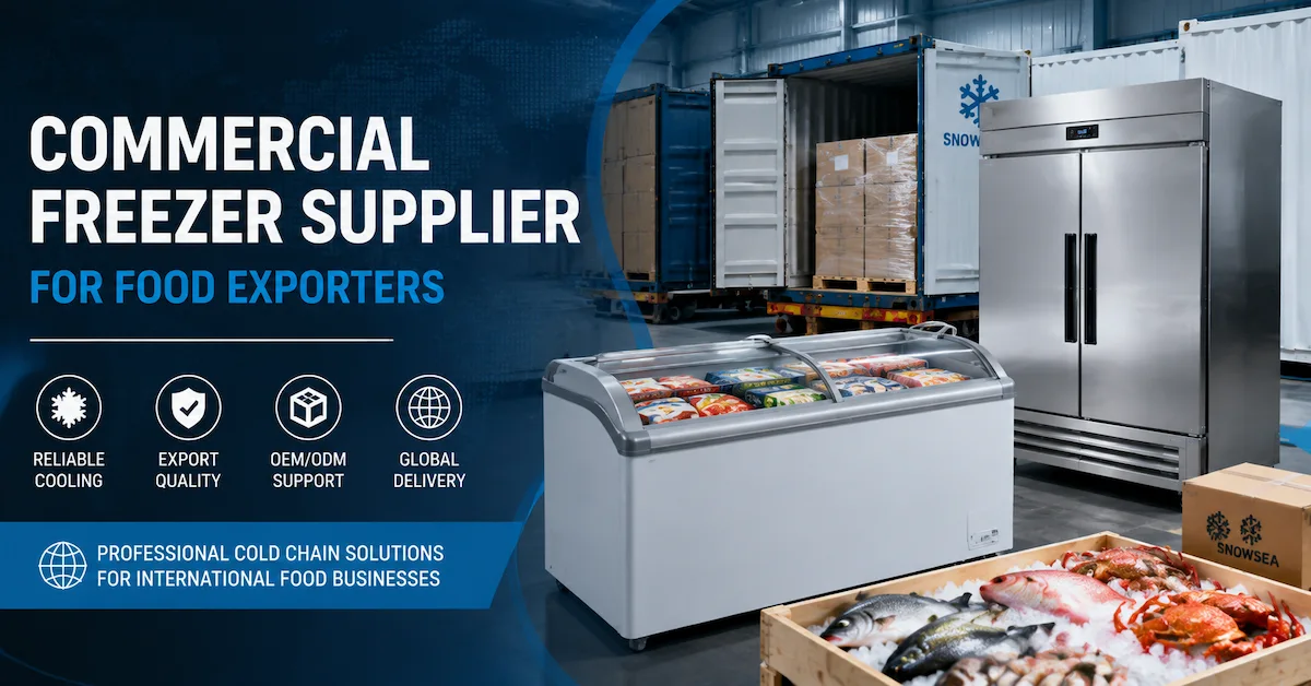 Commercial Freezer Supplier for Food Exporters: A Complete Guide to Reliable Cold Chain Equipment