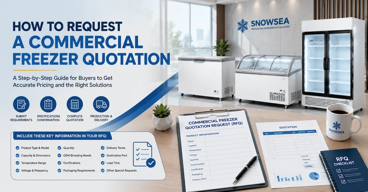 Commercial Freezer Quotation Request: How to Prepare an Accurate RFQ