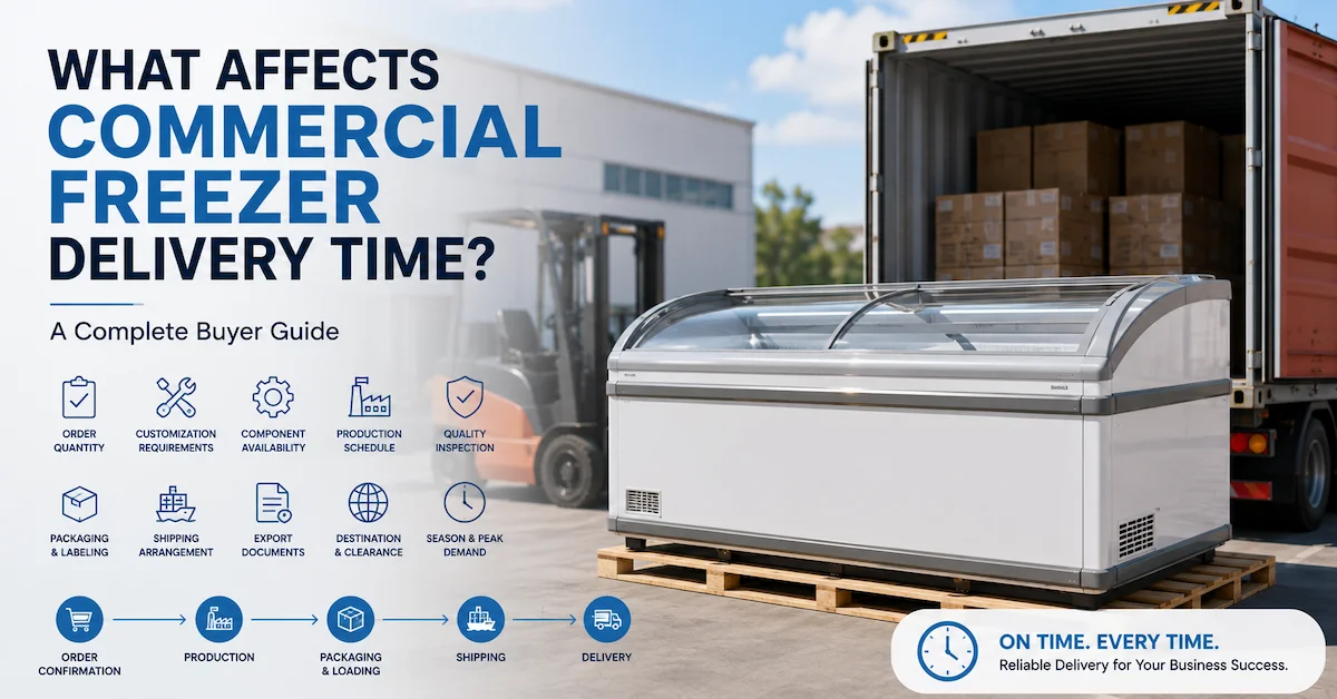 What Affects Commercial Freezer Delivery Time? A Complete Buyer Guide