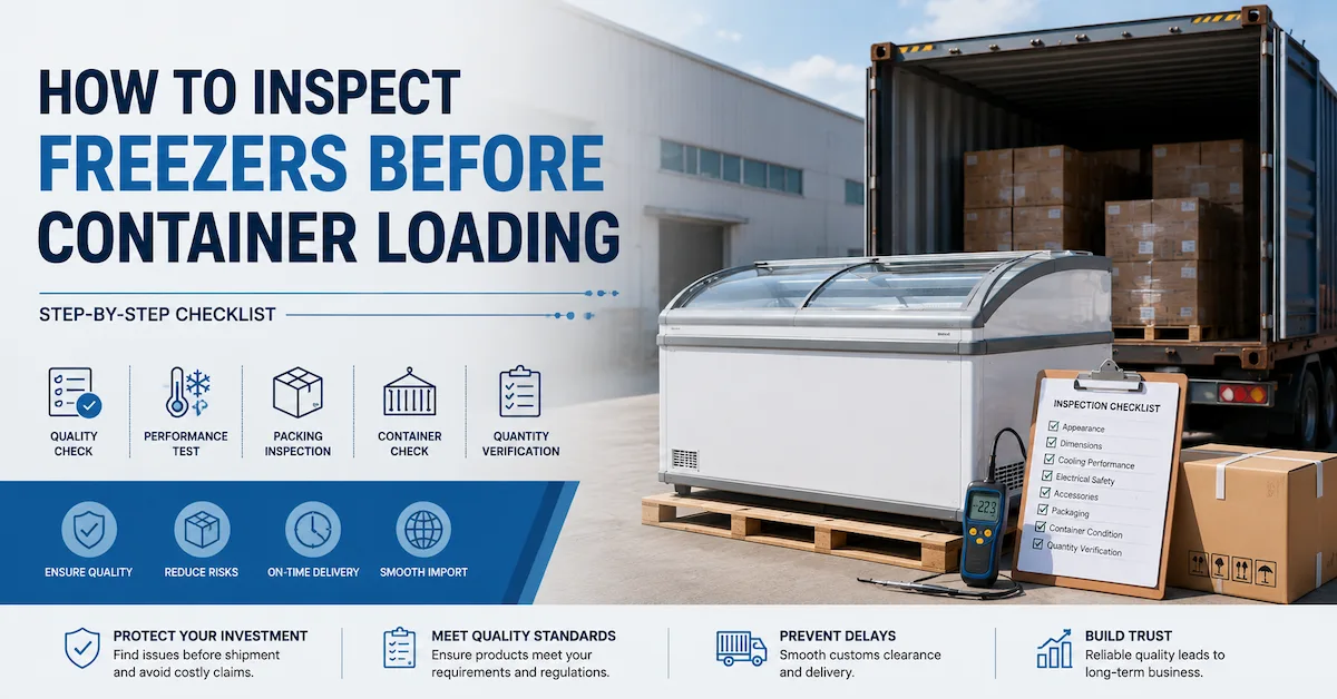 How to Inspect Freezers Before Container Loading: A Complete Buyer Checklist