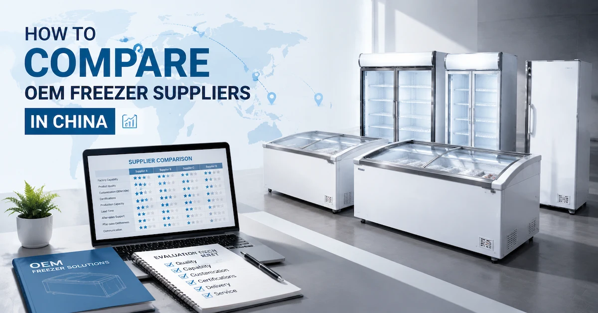 How to Compare OEM Freezer Suppliers in China: A Complete Buyer Evaluation Guide
