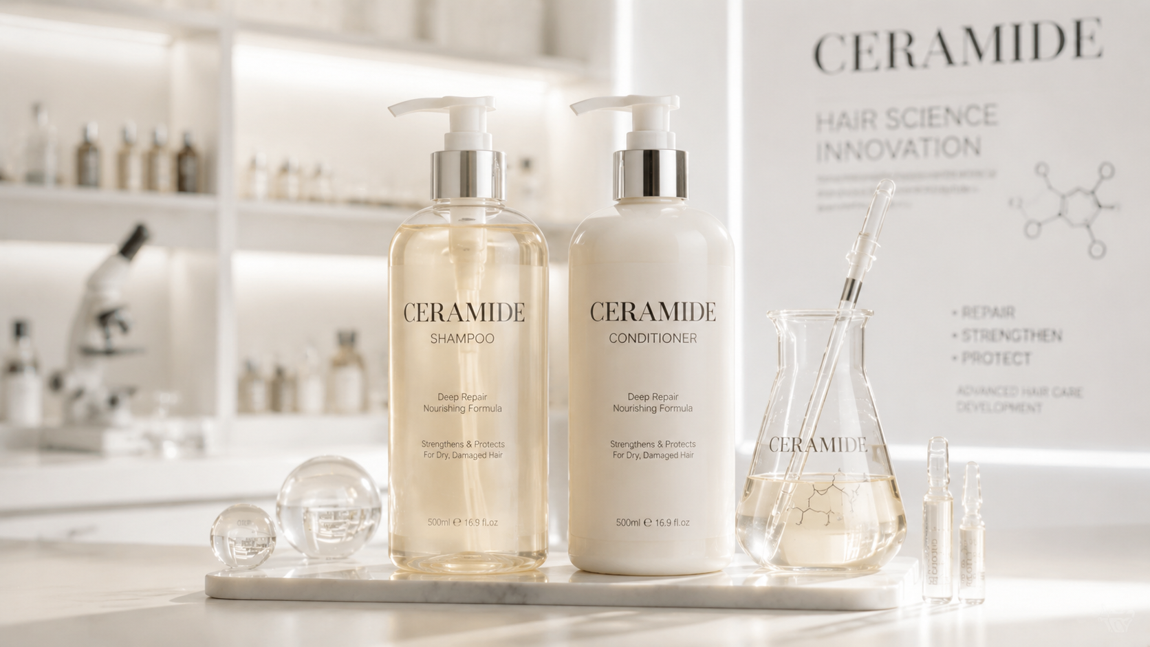 ceramide shampoo OEM product development
