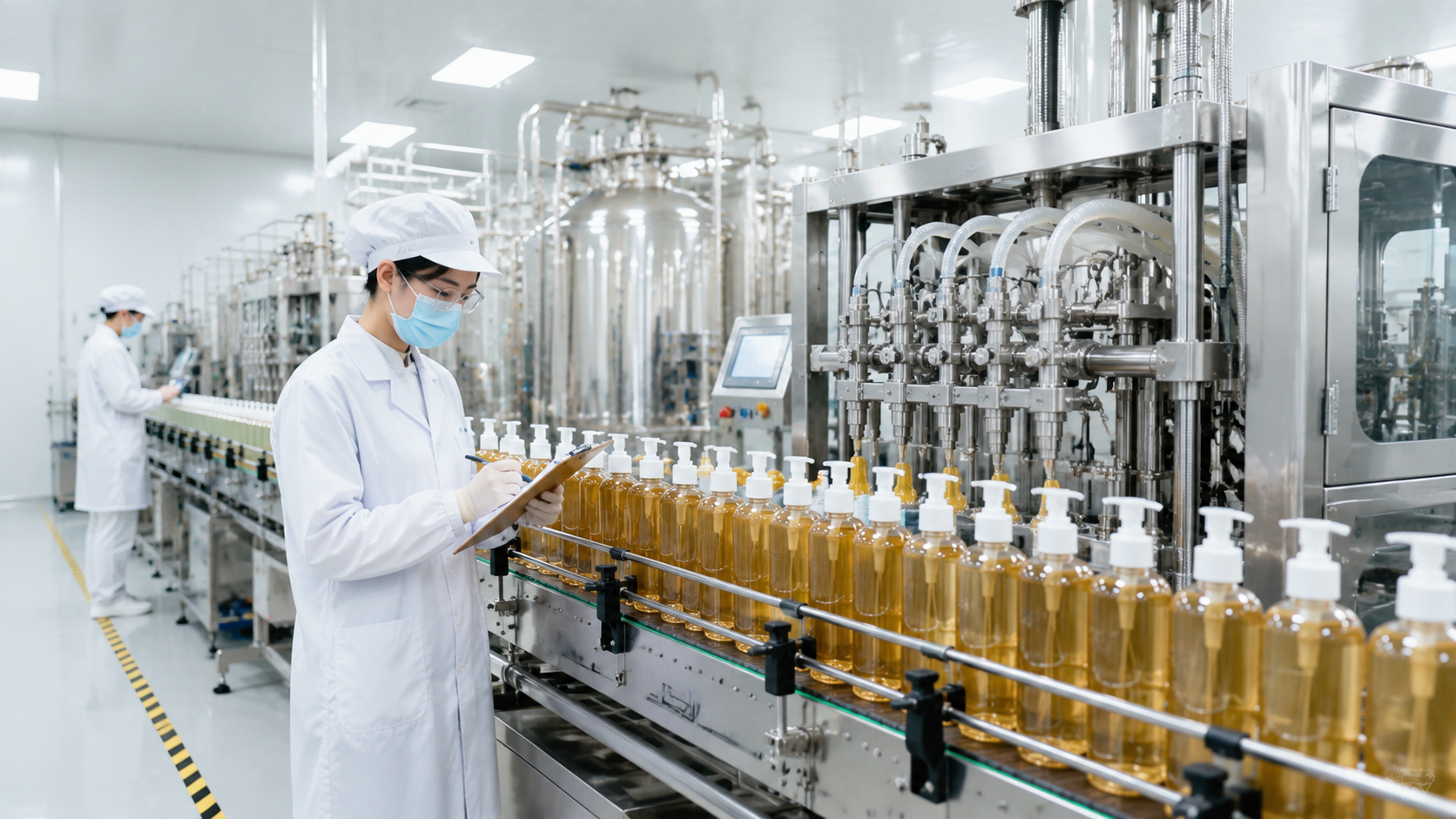OEM hair care manufacturing factory