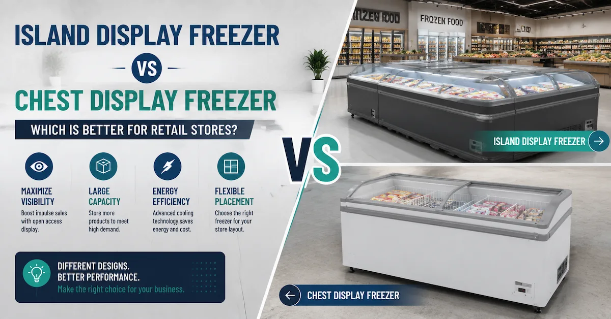 Island Display Freezer vs Chest Display Freezer: Which Is Better for Retail Stores?