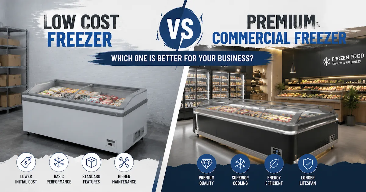 Low Cost Freezer vs Premium Commercial Freezer: Which One Is Better for Your Business?