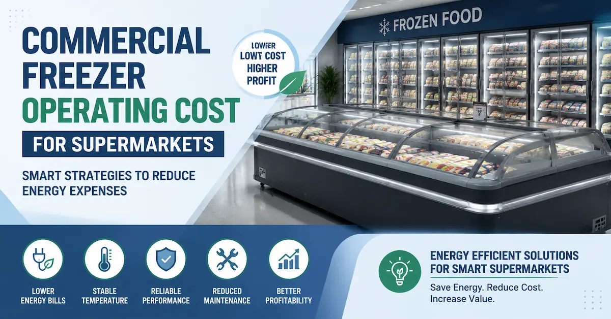 Commercial Freezer Operating Cost for Supermarkets: How to Reduce Energy Expenses