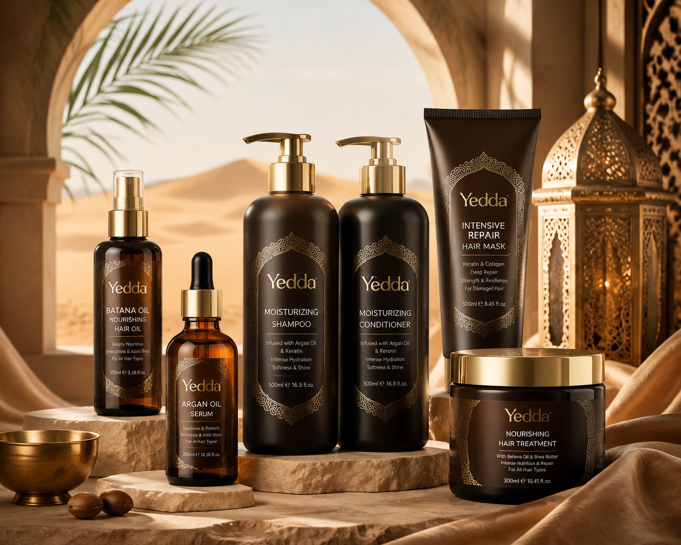 Luxury Middle Eastern hair care products