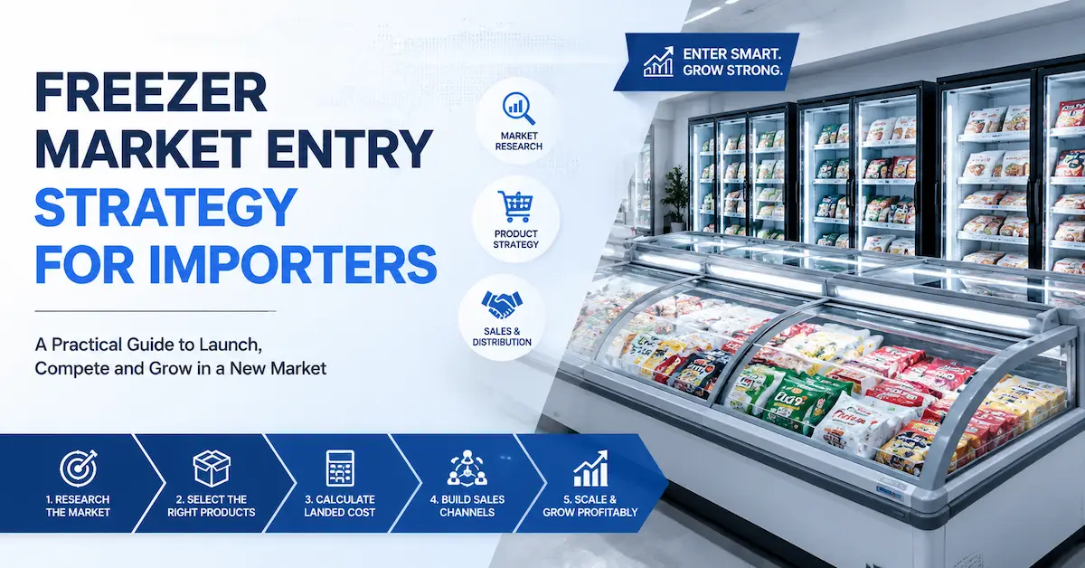 Freezer Market Entry Strategy for Importers: How to Launch and Grow in a New Market