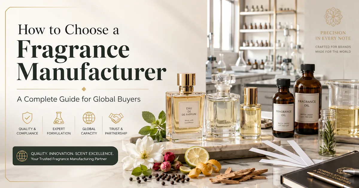 How to Choose a Fragrance Manufacturer: A Complete Guide for Global Buyers