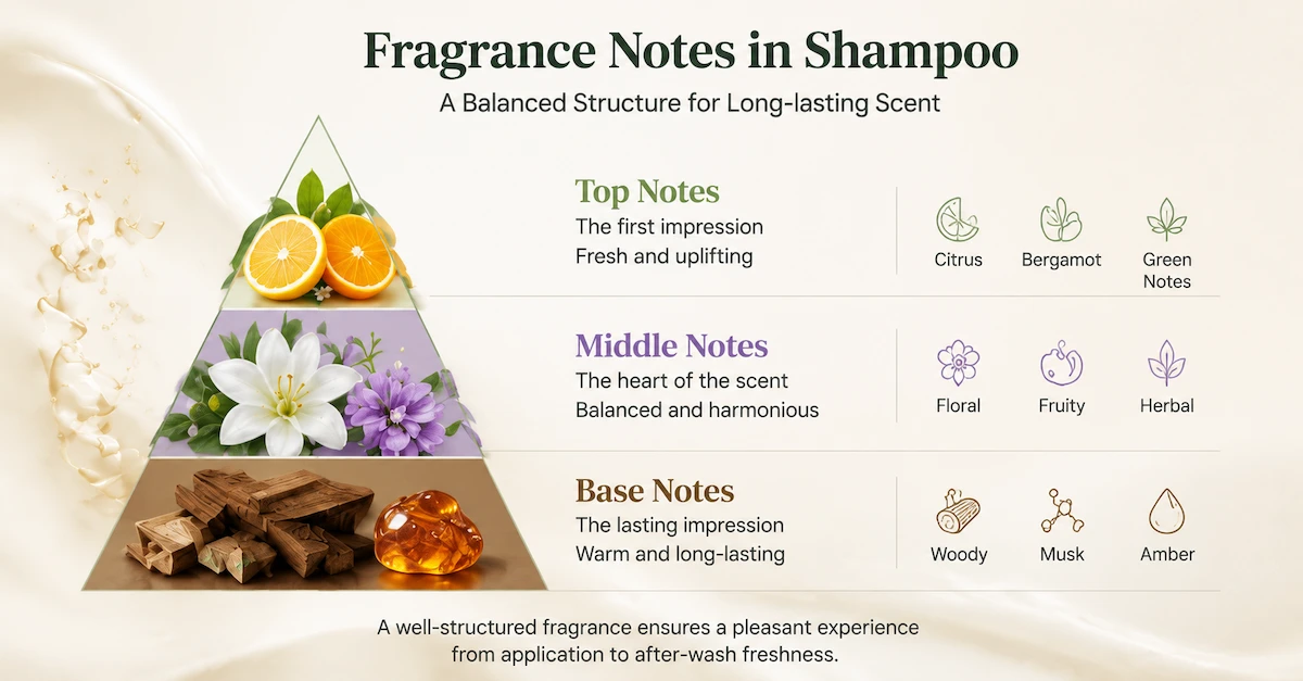 Shampoo fragrance notes guide