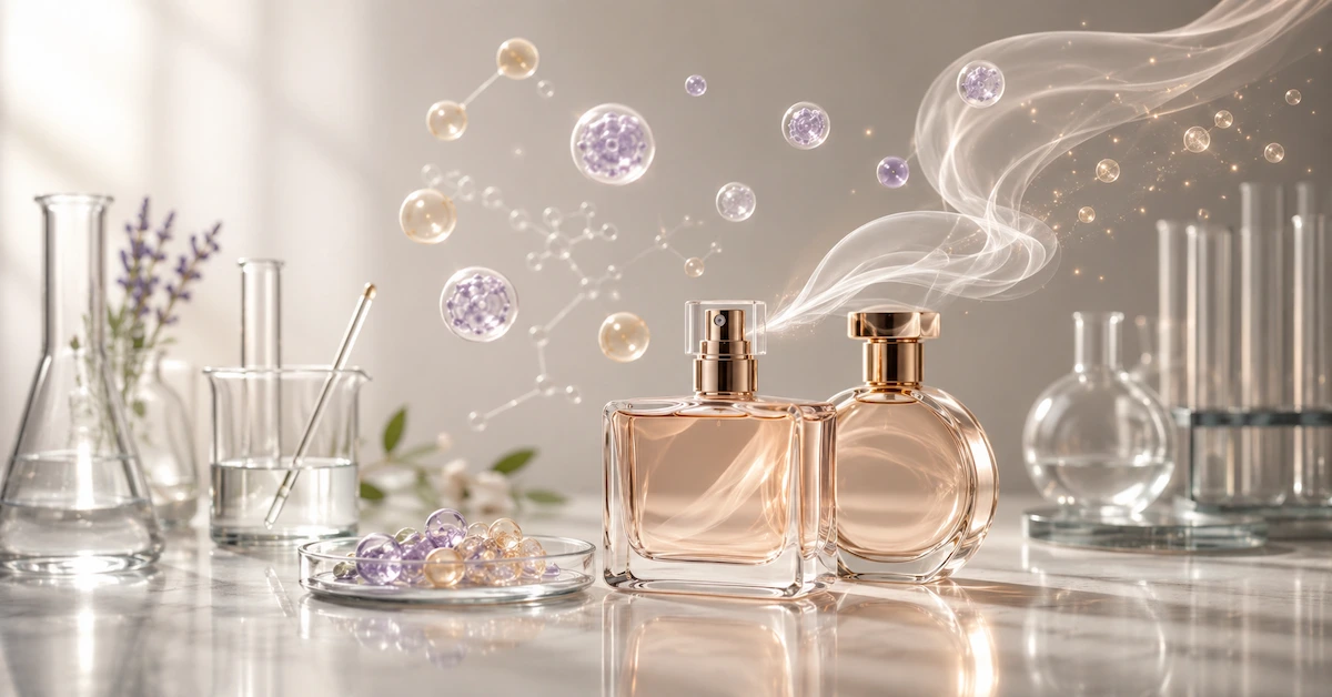 Long lasting laundry fragrance solution