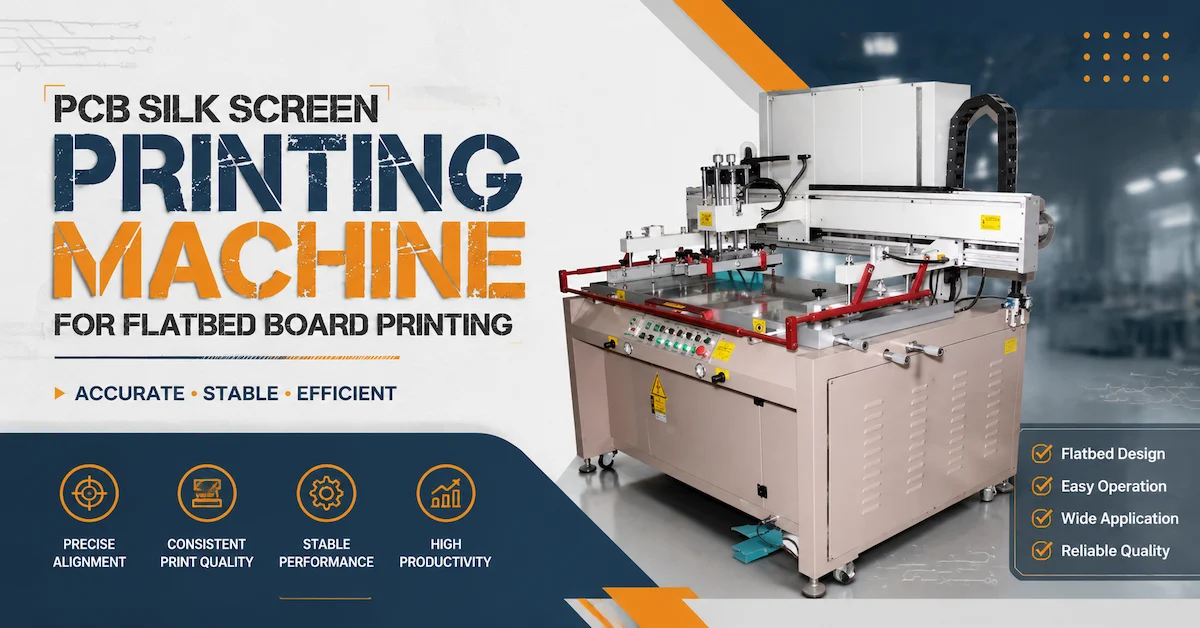PCB Silk Screen Printing Machine Supplier Guide: How to Choose the Right Manufacturer