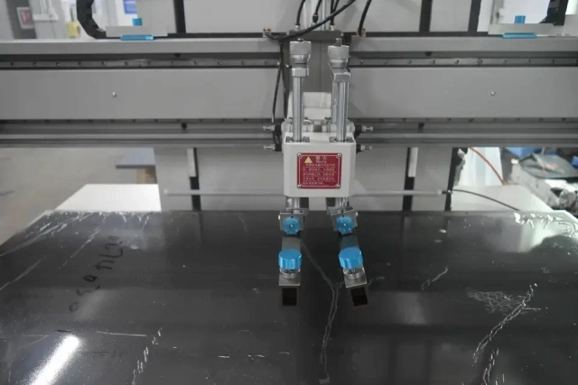 PCB silk screen printer head detail