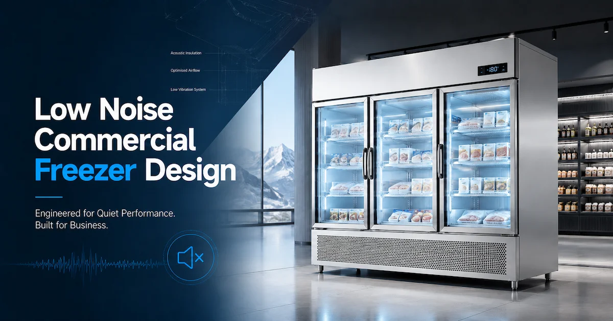 Low Noise Commercial Freezer Design Guide for Modern Retail Applications