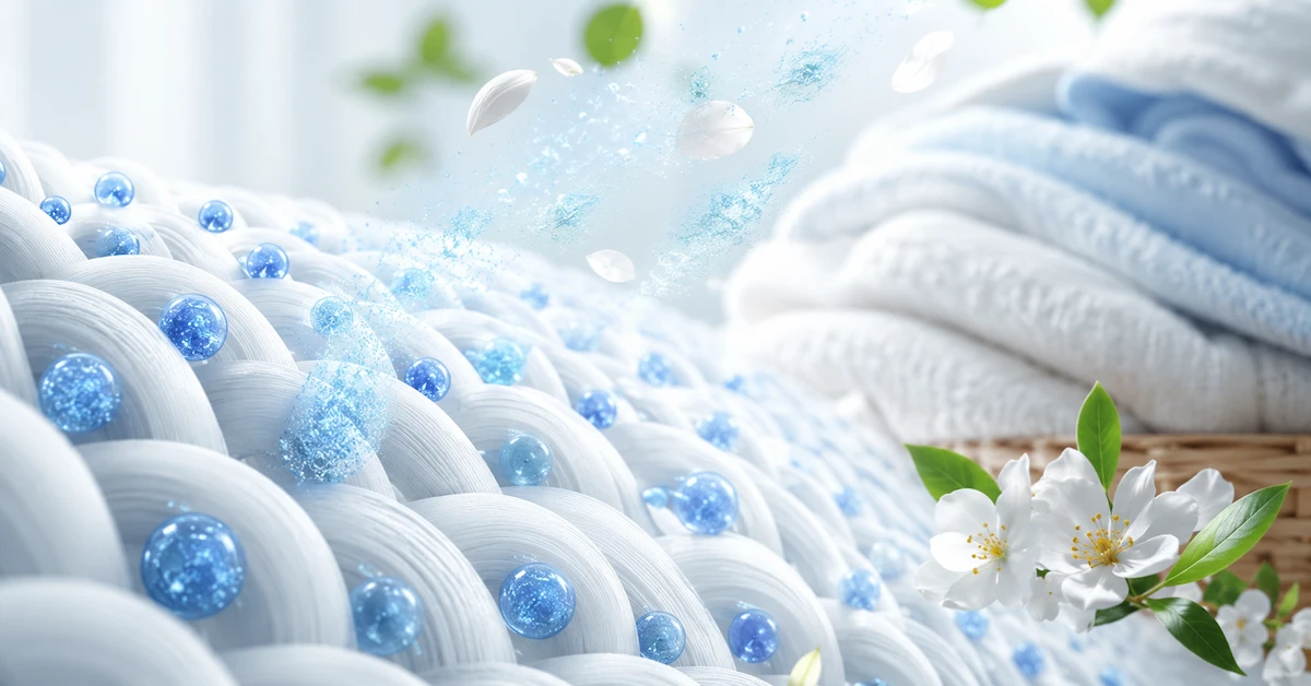 Microencapsulated fragrance for laundry