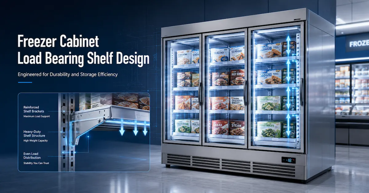 Freezer Cabinet Load Bearing Shelf Design: Engineering for Durability and Storage Efficiency