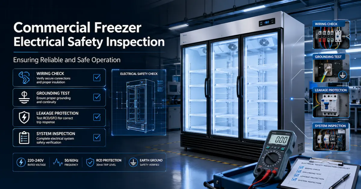 Commercial Freezer Electrical Safety Inspection: Ensuring Reliable and Safe Operation