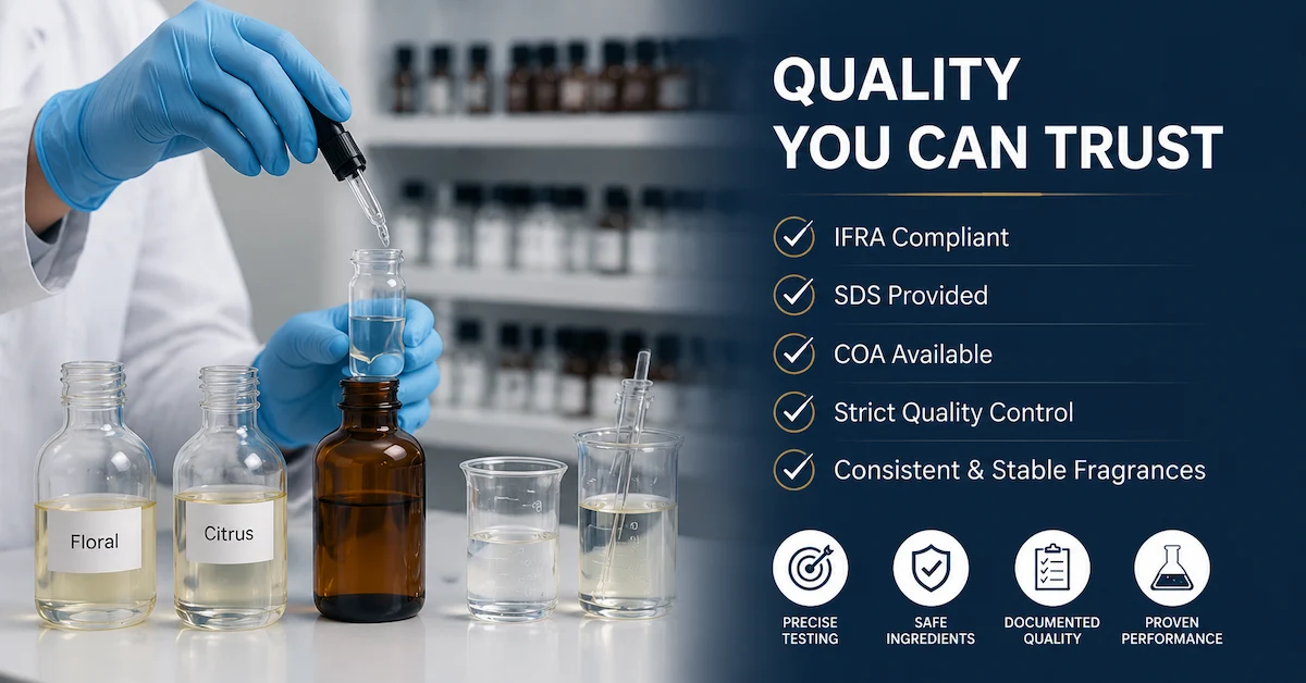 Fragrance quality control in China